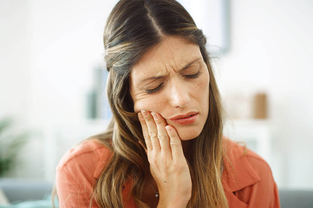 woman with beautiful teeth